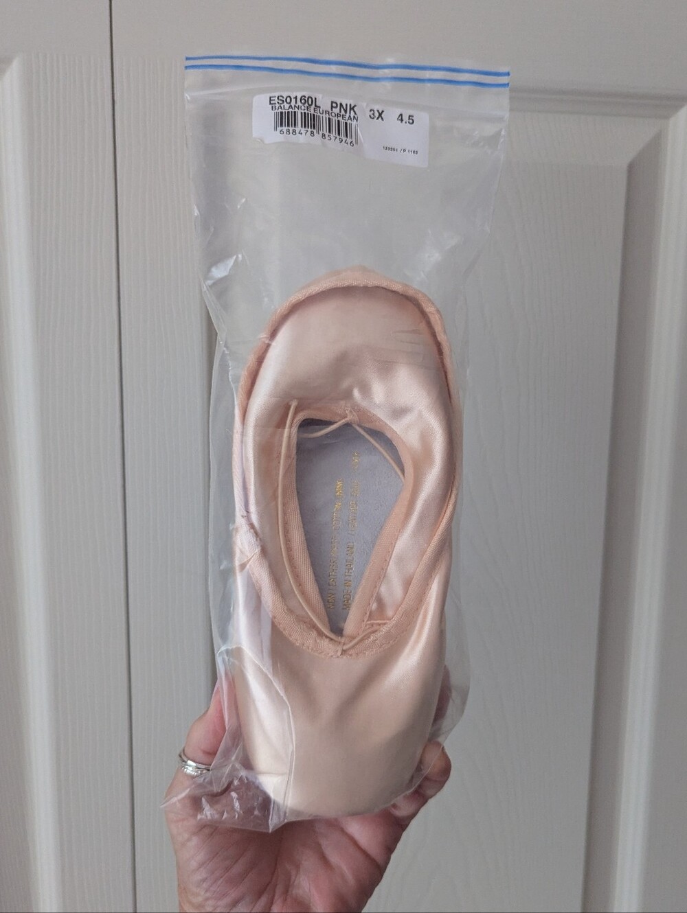 BLOCH European Balance Pointe Shoes | Pink Satin | Size 4.5 3X | See Desc.